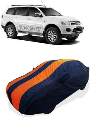QLAX Car Cover For Maruti Pajero Sport 4X4 (With Mirror Pockets)(Orange)