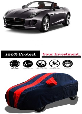 Amexride Car Cover For Jaguar F Type S Coupe (With Mirror Pockets)(Red)