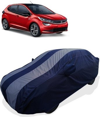 Coxtor Car Cover For Tata Altroz XM Petrol (With Mirror Pockets)(Grey)