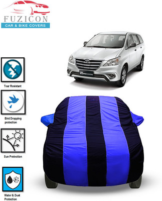 FUZICON Car Cover For Honda Innova 2.5 VX (Diesel) 7 Seater (With Mirror Pockets)(Blue)