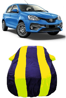 Wegather Car Cover For Toyota Etios Liva 1.4 GXD Diesel (With Mirror Pockets)(Yellow)