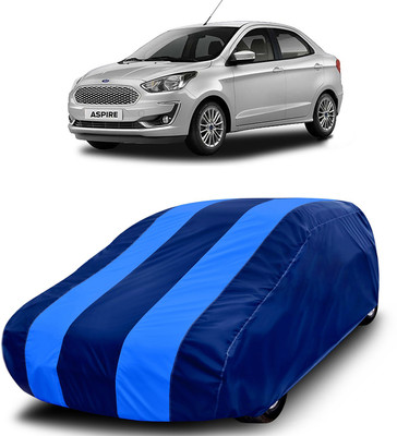 MoTRoX Car Cover For Ford Aspire (Without Mirror Pockets)(Blue, Blue)