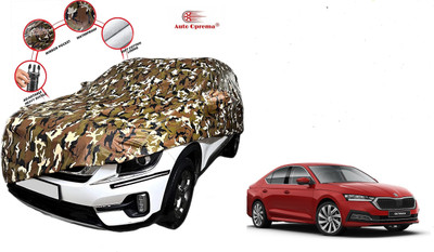 Auto Oprema Car Cover For Skoda New Octavia (With Mirror Pockets)(Green)