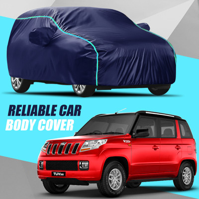 R Rayvin Star Car Cover For Mahindra TUV300 (With Mirror Pockets)(Multicolor)