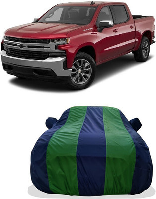 Tricway Car Cover For Chevrolet Silverado 5.0L (With Mirror Pockets)(Green)