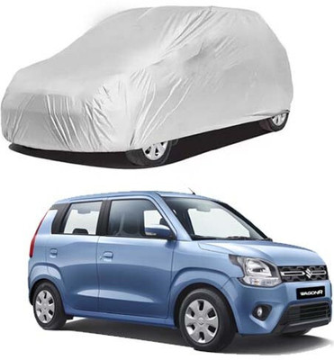 HMS Car Cover For Maruti Wagon R 1.0(Silver)