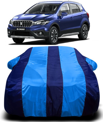 AUCTIMO Car Cover For Maruti Suzuki S-Cross (With Mirror Pockets)(Multicolor)