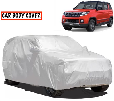 AXLOZ Car Cover For Mahindra TUV300 (With Mirror Pockets)(Silver)