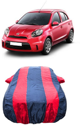 Wegather Car Cover For Nissan Micra Active XV (With Mirror Pockets)(Red)