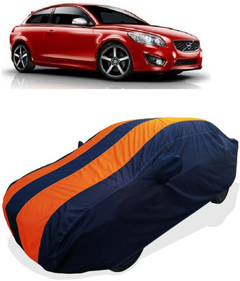 Coxtor Car Cover For Volvo C30 D5 (With Mirror Pockets)(Orange)