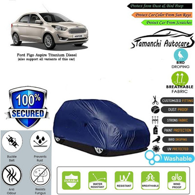 Tamanchi Autocare Car Cover For Ford Figo Aspire Titanium Diesel(Blue)