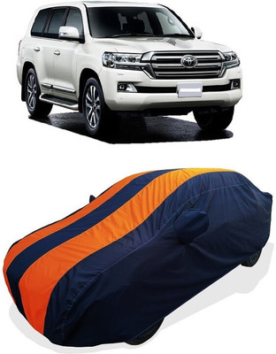 Coxtor Car Cover For Toyota Land Cruiser 200 V8 (With Mirror Pockets)(Orange)