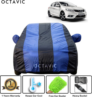 octavic Car Cover For Nissan Pulsar (With Mirror Pockets)(Blue)