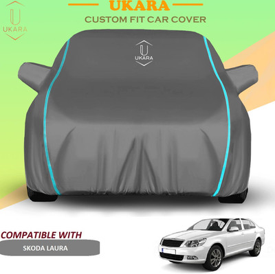 Ukara Car Cover For Skoda Laura (With Mirror Pockets)(Grey)
