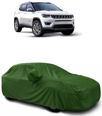 DIGGU Car Cover For Jeep Compass 2.0 Limited Plus AT Diesel (With Mirror Pockets)(Green)