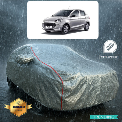 GOSHIV-car and bike accessories Car Cover For Maruti A-Star LX (With Mirror Pockets)(Silver, Red)