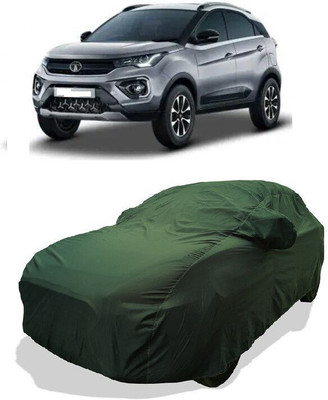 QLAX Car Cover For Maruti Nexon XZA Plus (O) AMT Diesel (With Mirror Pockets)(Green)