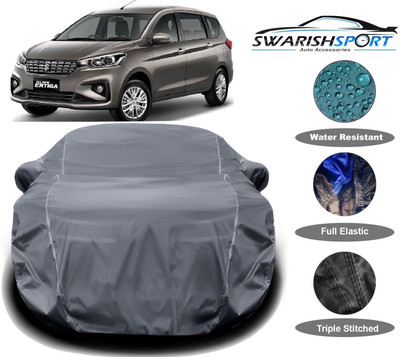 Swarish Car Cover For Maruti Suzuki Ertiga (With Mirror Pockets)(Grey)