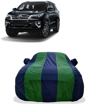 Tricway Car Cover For Toyota Fortuner 2.8 2WD MT Diesel (With Mirror Pockets)(Green)