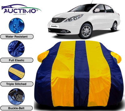 AUCTIMO Car Cover For Tata Manza (With Mirror Pockets)(Multicolor)