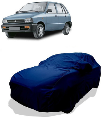 Coxtor Car Cover For Maruti 800 Std. LPG (With Mirror Pockets)(Green)
