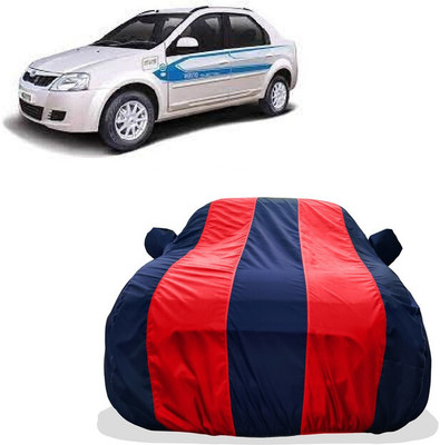 Tricway Car Cover For Mahindra E Verito D2 (With Mirror Pockets)(Red)