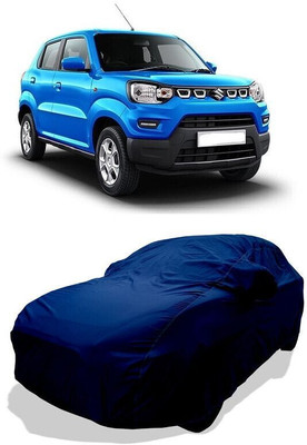 QLAX Car Cover For Maruti S-Presso VXI Plus AT Petrol (With Mirror Pockets)(Blue)