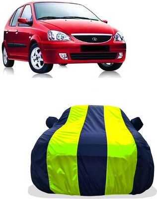 Tricway Car Cover For Tata Indica V2 (With Mirror Pockets)(Yellow)