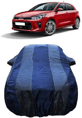 Wegather Car Cover For Kia Rio (With Mirror Pockets)(Grey)