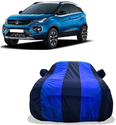 Tricway Car Cover For Tata Nexon XZ Plus DualTone Roof (O) Petrol (With Mirror Pockets)(Multicolor)