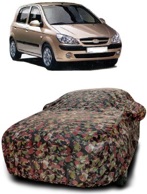 DIGGU Car Cover For Hyundai Getz GLX (With Mirror Pockets)(Multicolor)