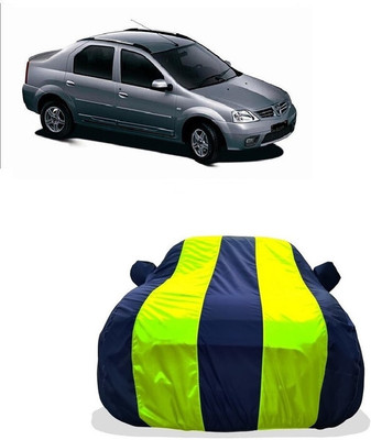 Tricway Car Cover For Mahindra Verito 1.5 D6 BSIV Diesel (With Mirror Pockets)(Yellow)