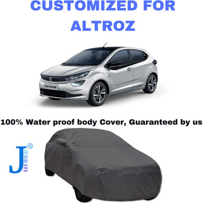 JERRATI Car Cover For Tata Altroz (With Mirror Pockets)(Grey)