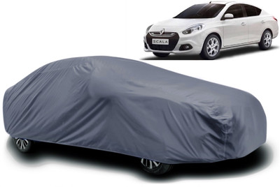 KULTEX Car Cover For Renault Scala (With Mirror Pockets)(Grey)