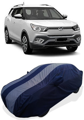 Coxtor Car Cover For Mahindra S204 (With Mirror Pockets)(Grey)