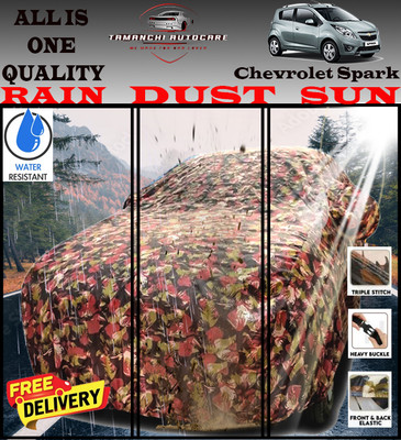 Tamanchi Autocare Car Cover For Chevrolet Spark(Multicolor)