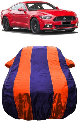 Wegather Car Cover For Ford Mustang (With Mirror Pockets)(Orange)