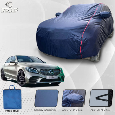 Frap Car Cover For Mercedes Benz C220 (With Mirror Pockets)(Blue, Red)