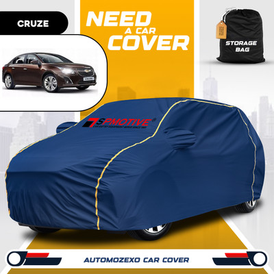 SPMOTIVE Car Cover For Chevrolet Cruze (With Mirror Pockets)(Blue)