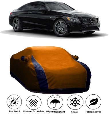 Ascension Car Cover For Mercedes Benz C-Coupe (With Mirror Pockets)(Orange, Blue)