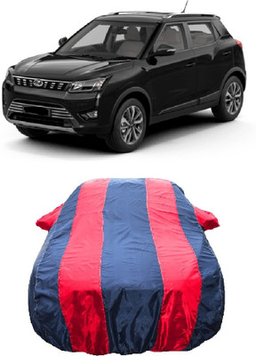 Wegather Car Cover For Mahindra XUV300 W8 Option Petrol (With Mirror Pockets)(Red)