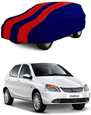 prajapati Car Cover For Tata Indigo Marina (Without Mirror Pockets)(Red, Blue)