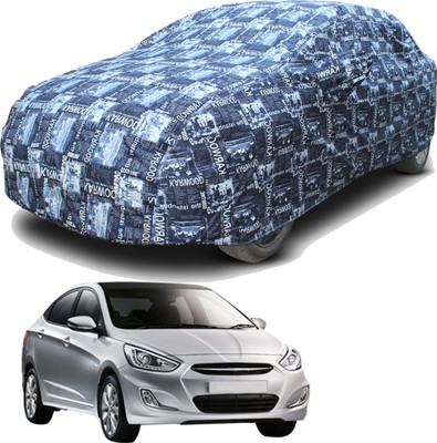 SS FOR YOUR SMART NEEDS Car Cover For Hyundai Accent Viva (With Mirror Pockets)(Blue)