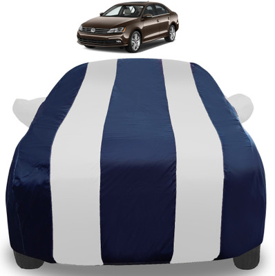 Amanzo Car Cover For Volkswagen Jetta (With Mirror Pockets)(Silver)