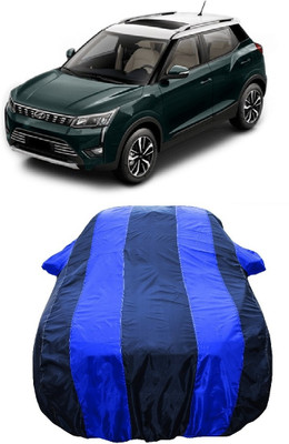 Wegather Car Cover For Mahindra XUV300 W6 Petrol (With Mirror Pockets)(Blue)