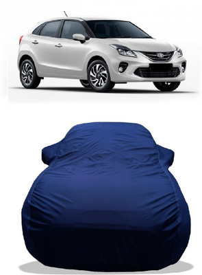 Wegather Car Cover For Toyota Glanza G Hybrid (With Mirror Pockets)(Blue)