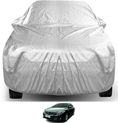 Auto Hub Car Cover For Toyota Corolla Altis (With Mirror Pockets)(Silver)