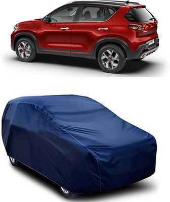 MoTRoX Car Cover For Kia Sonet (Without Mirror Pockets)(Blue)
