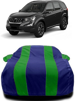 Autoprime Car Cover For Mahindra XUV500 W9 AT Diesel (With Mirror Pockets)(Green, Blue)