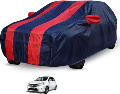 Auto Hub Car Cover For Maruti Suzuki Celerio (Without Mirror Pockets)(Black, Red)